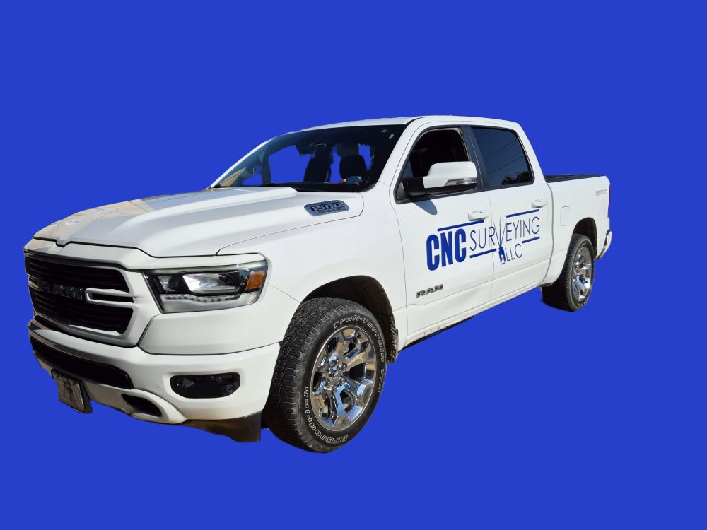 CNC Surveying owns and uses quality equipment and sends out courteous two-person crews.