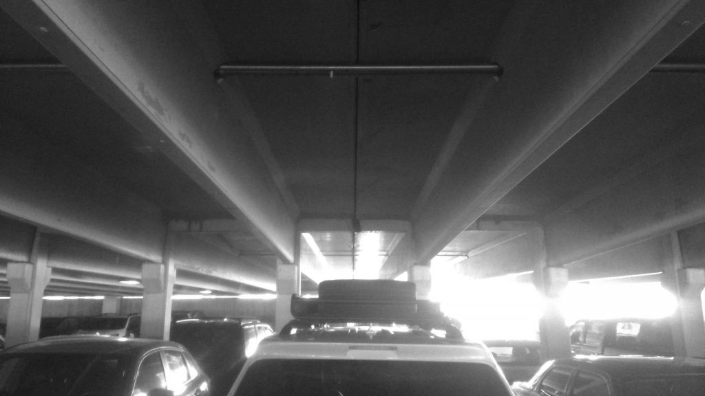 Parking garages support heavy loads with tall concrete beams. Scanning is done in 3D to accurately measure the location of beams for a roof removal and deck replacement.