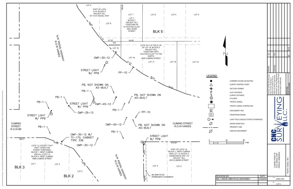 right-of-way survey for city of omaha